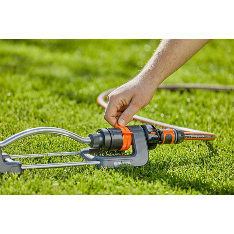 Gardena oscillerende sprinkler aquacount (grå orange, 18354-20)