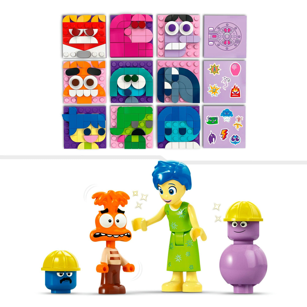 Lego disney pixar - vrangen ud 2 humørkuber byggelegetøj (43248)
