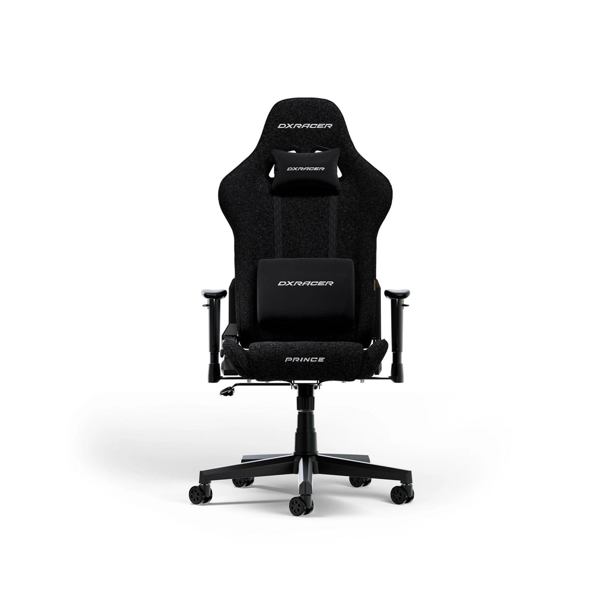 Dxracer prince l gaming stol i sort stof (sort)
