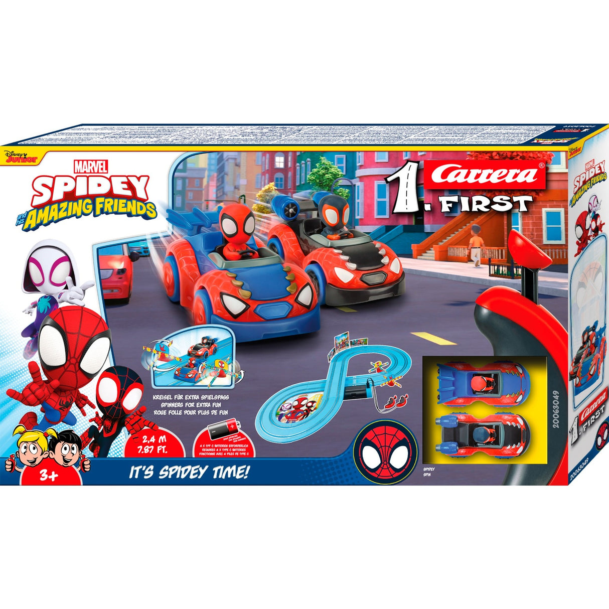 Carrera første spidey web spinners racerbane, 2,4 m