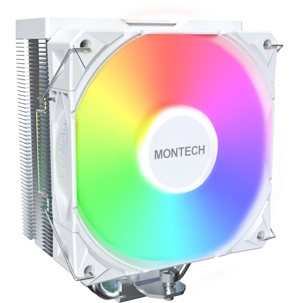 Montech nx400 argb CPU-køler (hvid, 4-benet PWM)
