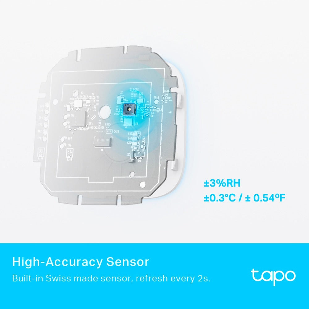 Tp-link tapo t315 smart temperatur- og fugtighedsovervågningssensor