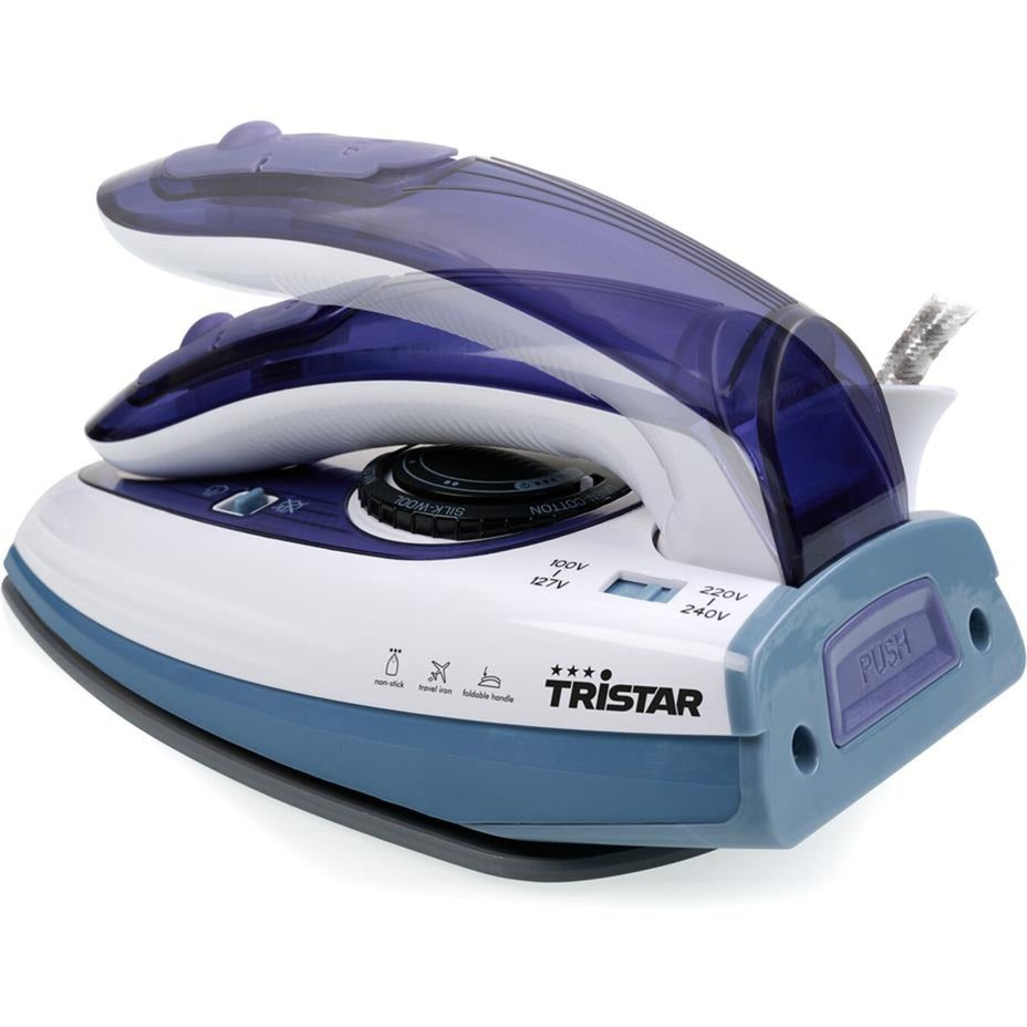 Tristar ST-8152 rejsestrygejern dampstrygejern (hvid blå)