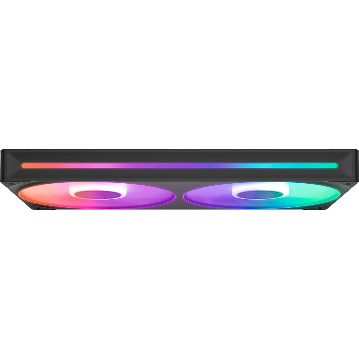Nzxt f280 rgb core case fans (sort, 2 stk, 280 x 140 x 26 mm)