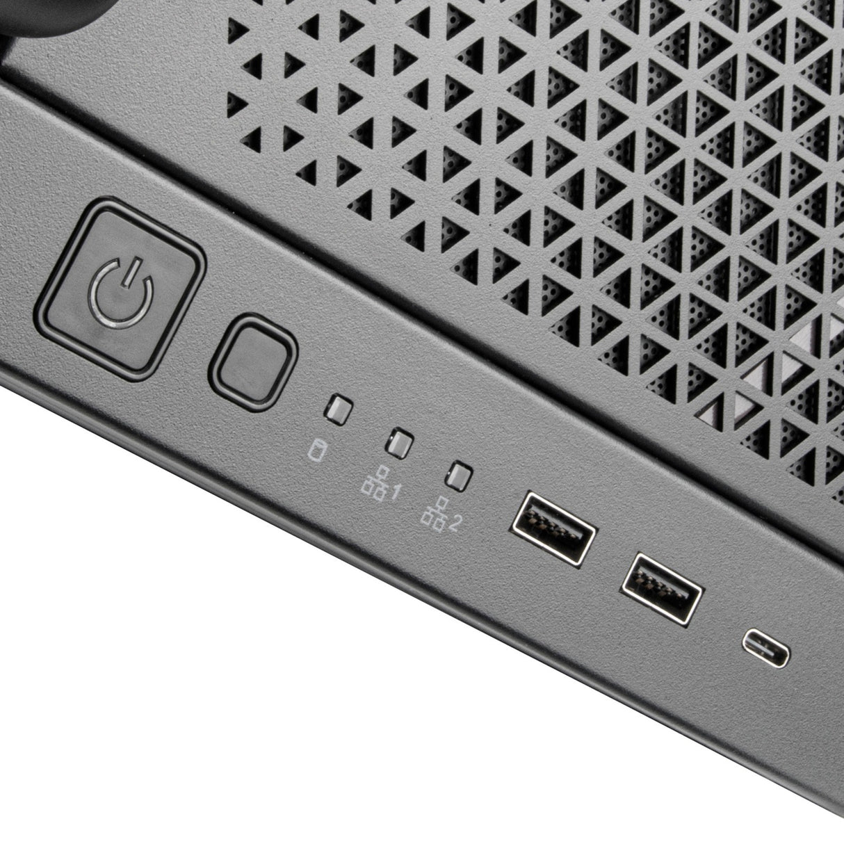 Silverstone RM51 rackhus (sort | 5h | 2x USB-A | 1x USB-C)