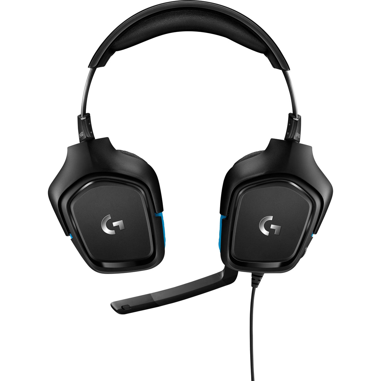 Logitech G432 7.1 Surround Sound Wired Over-Ear Gaming Headset (Sort Blå, PC, Playstation 4, Playstation 5, Xbox One, Xbox Series X|S, Nintendo Switch)