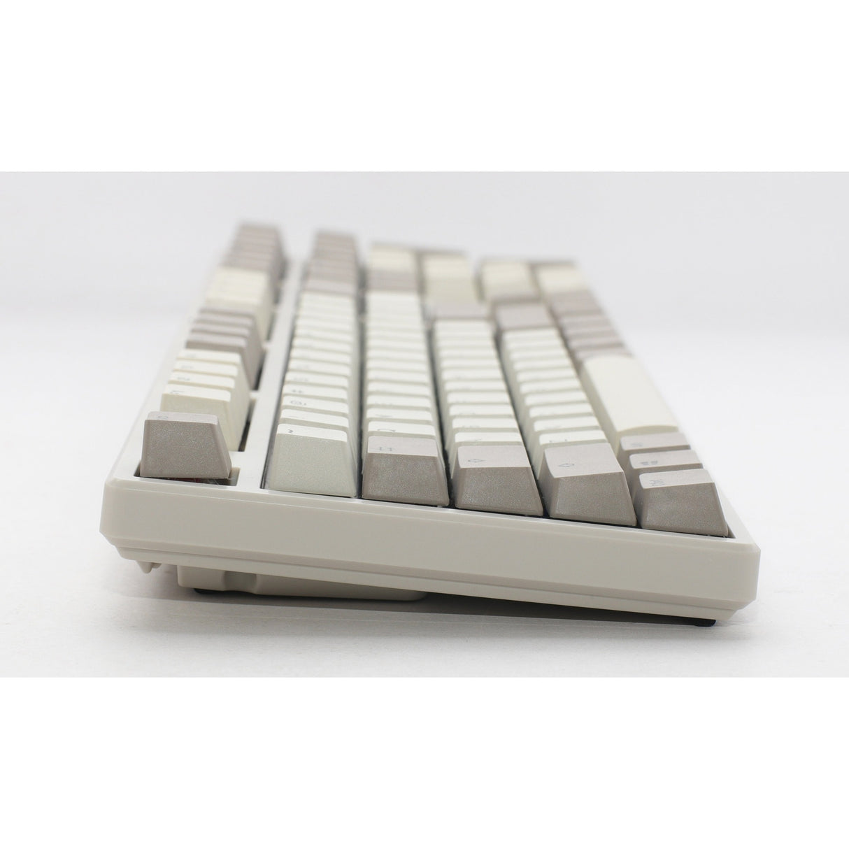 Ducky origin vintage, tastatur (grå, us layout, cherry mx blue, hot swap, pbt double-shot keycaps)