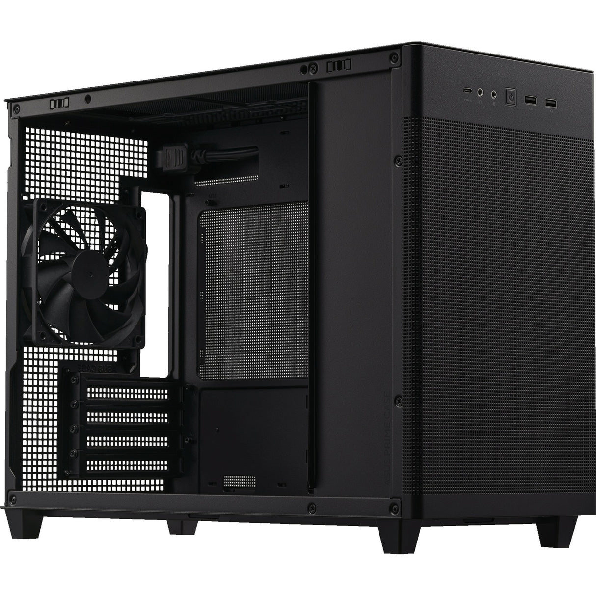 Asus prime ap201 mini tower cover (sort | 2x USB-A | 1x USB-C)
