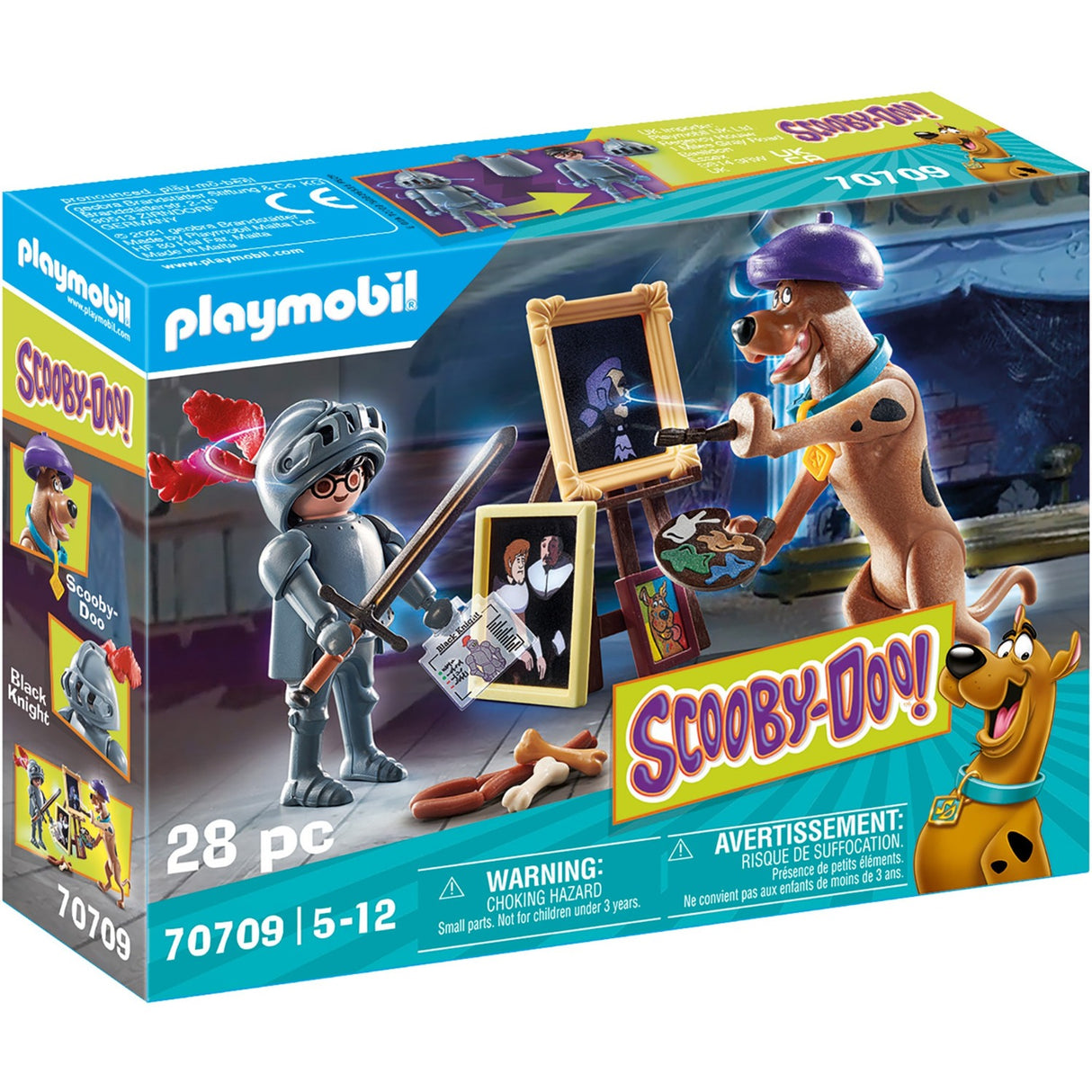 Playmobil Scooby Doo! - eventyr med sort ridder byggelegetøj (70709)