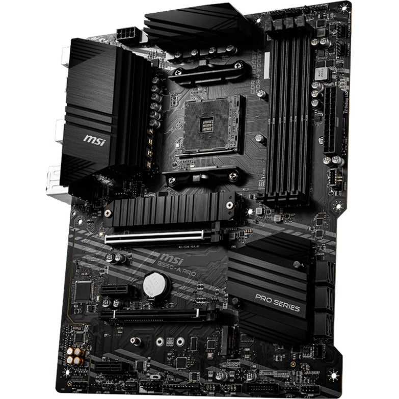 MSI B550-A Pro Socket AM4 bundkort (sort, RAID, GB-LAN, lyd, ATX)
