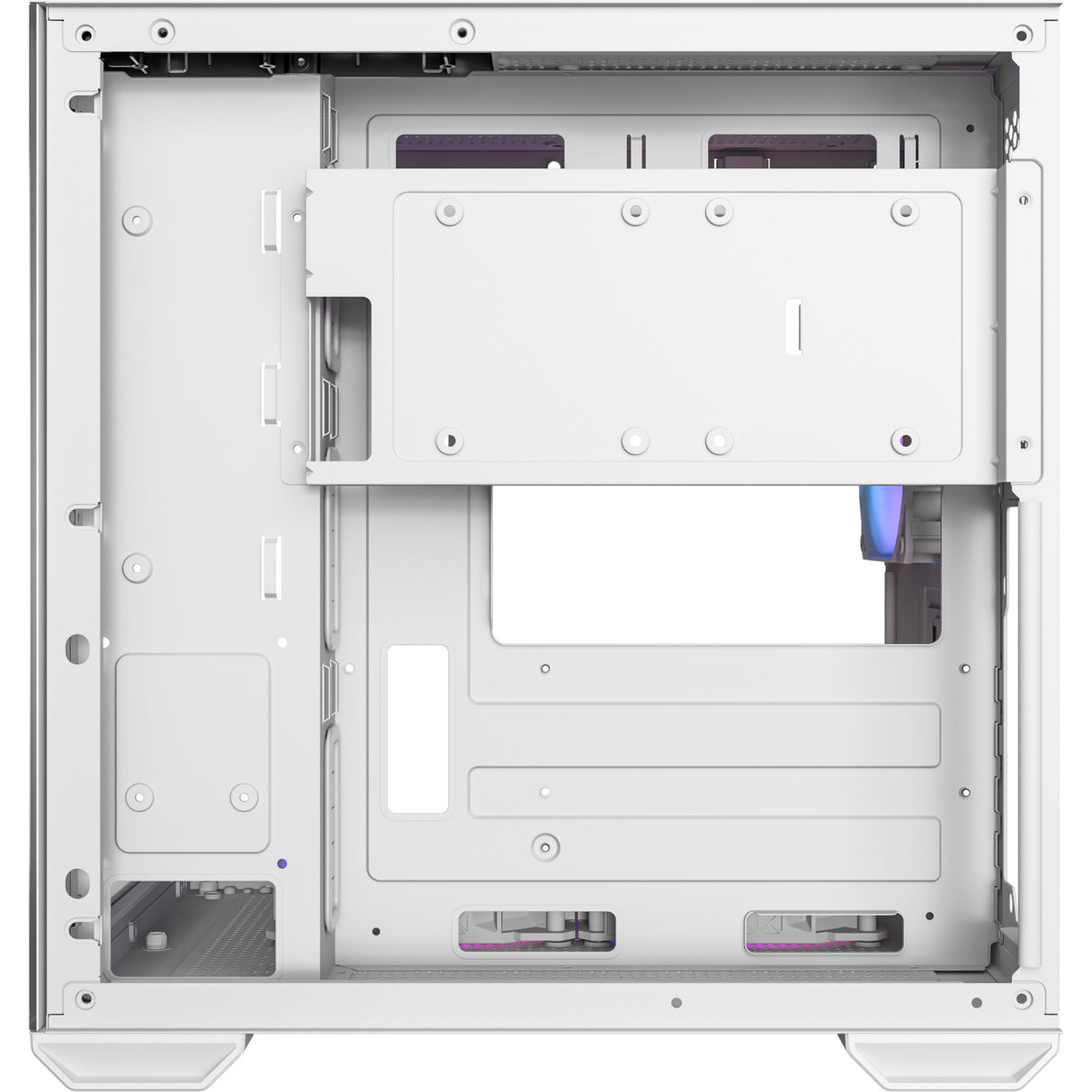 Antec cx60m argb mini tårnhus (hvid | 3x usb-a | rgb | hærdet glas)