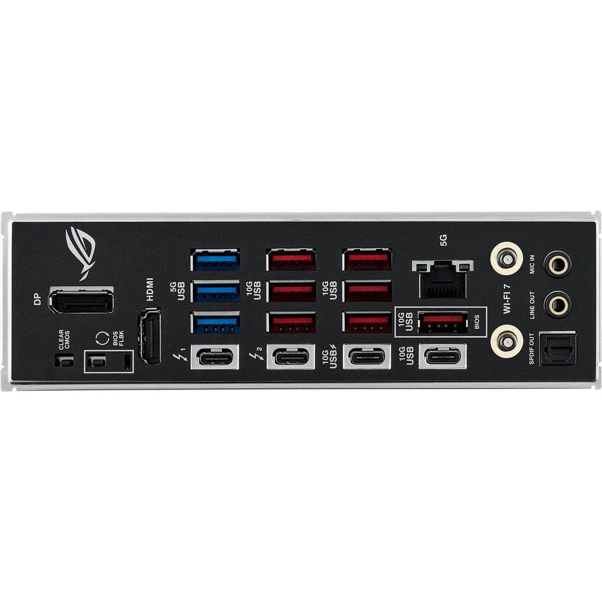 Asus ROG Strix Z890-E Gaming WiFi Socket 1851 bundkort (sort, RAID, 5GB-LAN, WiFi 7, BT, lyd, ATX)