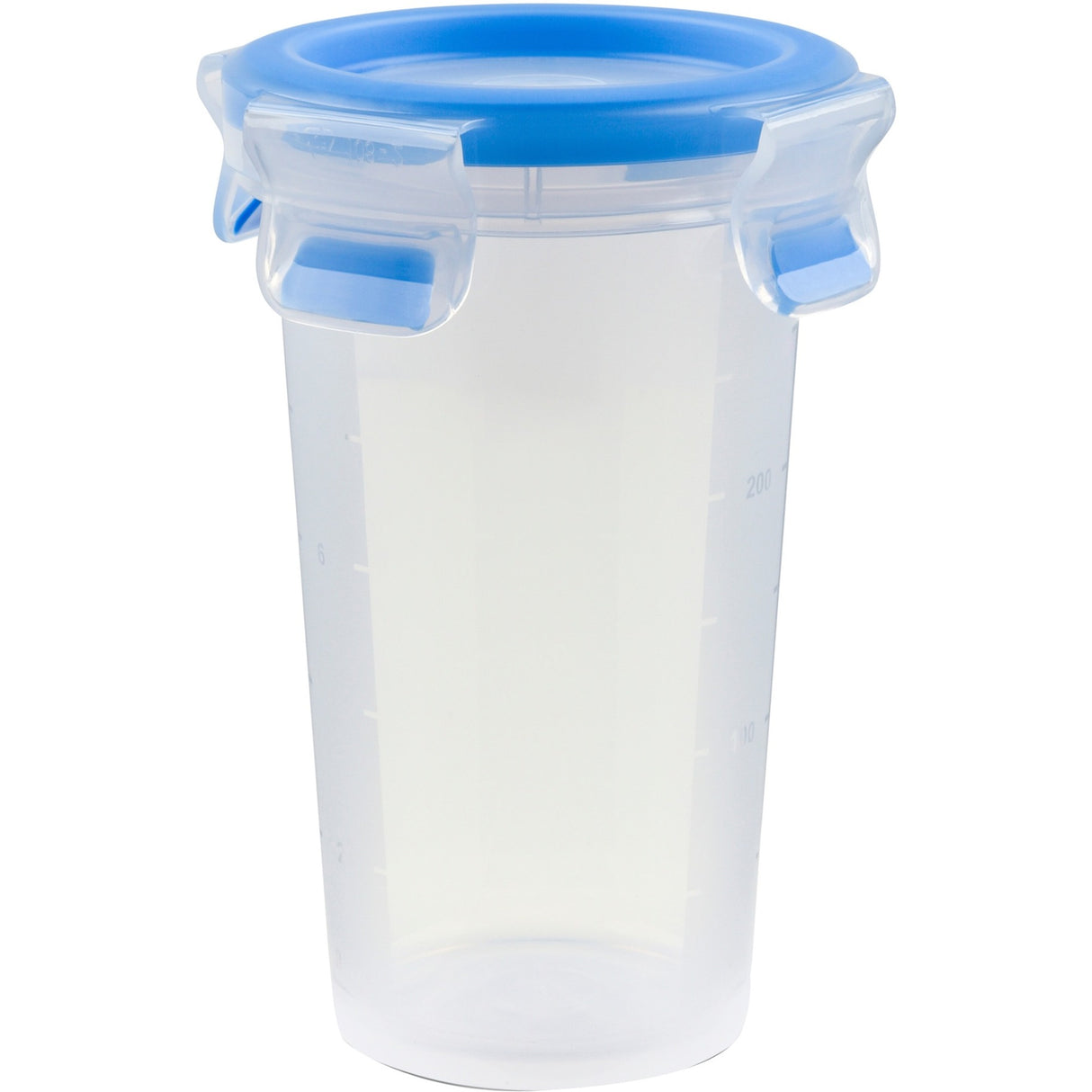 Emsa clip close madbeholder 0,35 l kop (gennemsigtig blå, rund, ø 9,2 cm)
