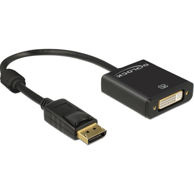 Delock displayport til dvi-adapter (sort, 0,2 meter, 4k)
