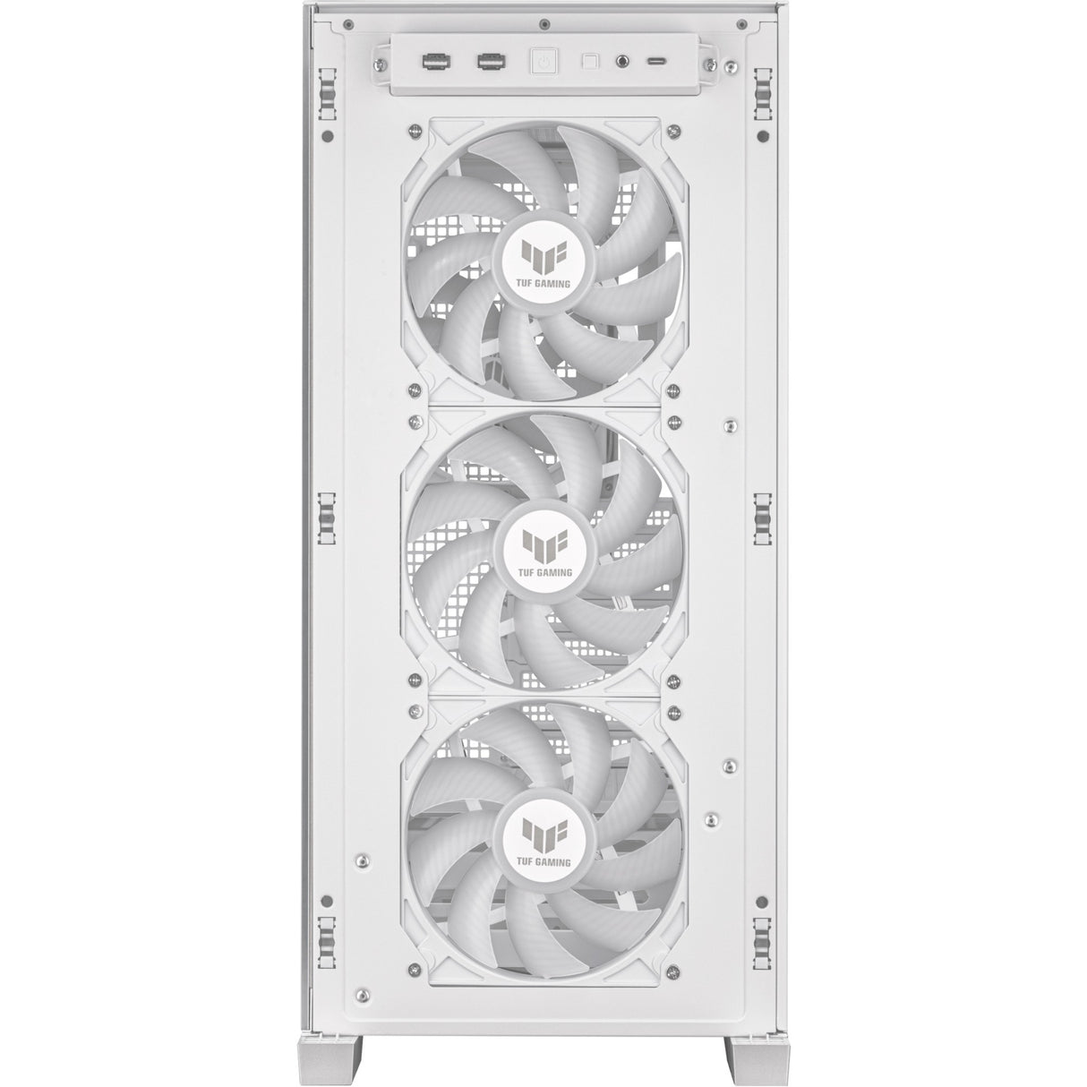 Asus tuf gaming gt302 argb midi tårnhus (hvid | 2x usb-a | 1x usb-c | rgb | hærdet glas)