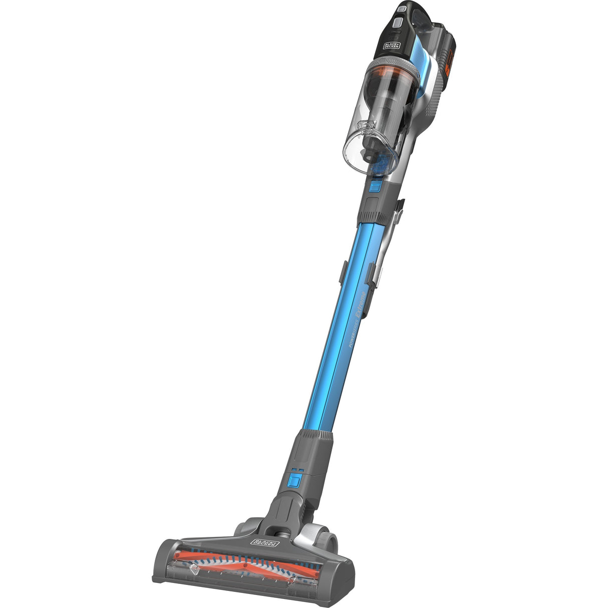 Black+decker 36v 4-i-1 stavstøvsuger (lyseblå grå)