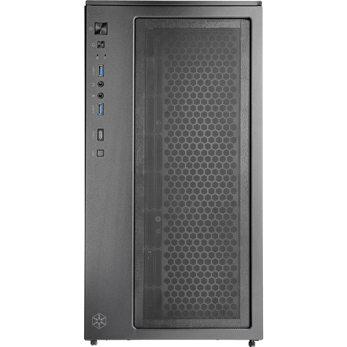 Silverstone lucid 05 mini tårnhus (sort | 2x USB-A | 1x USB-C | RGB | hærdet glas)