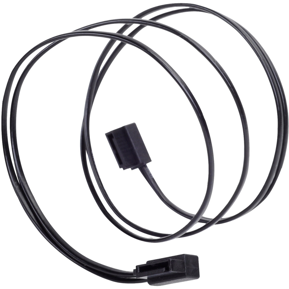 Silverstone sata iii kabel 50 cm (sort, 6gb s, lavprofilstik, cp11b-500)