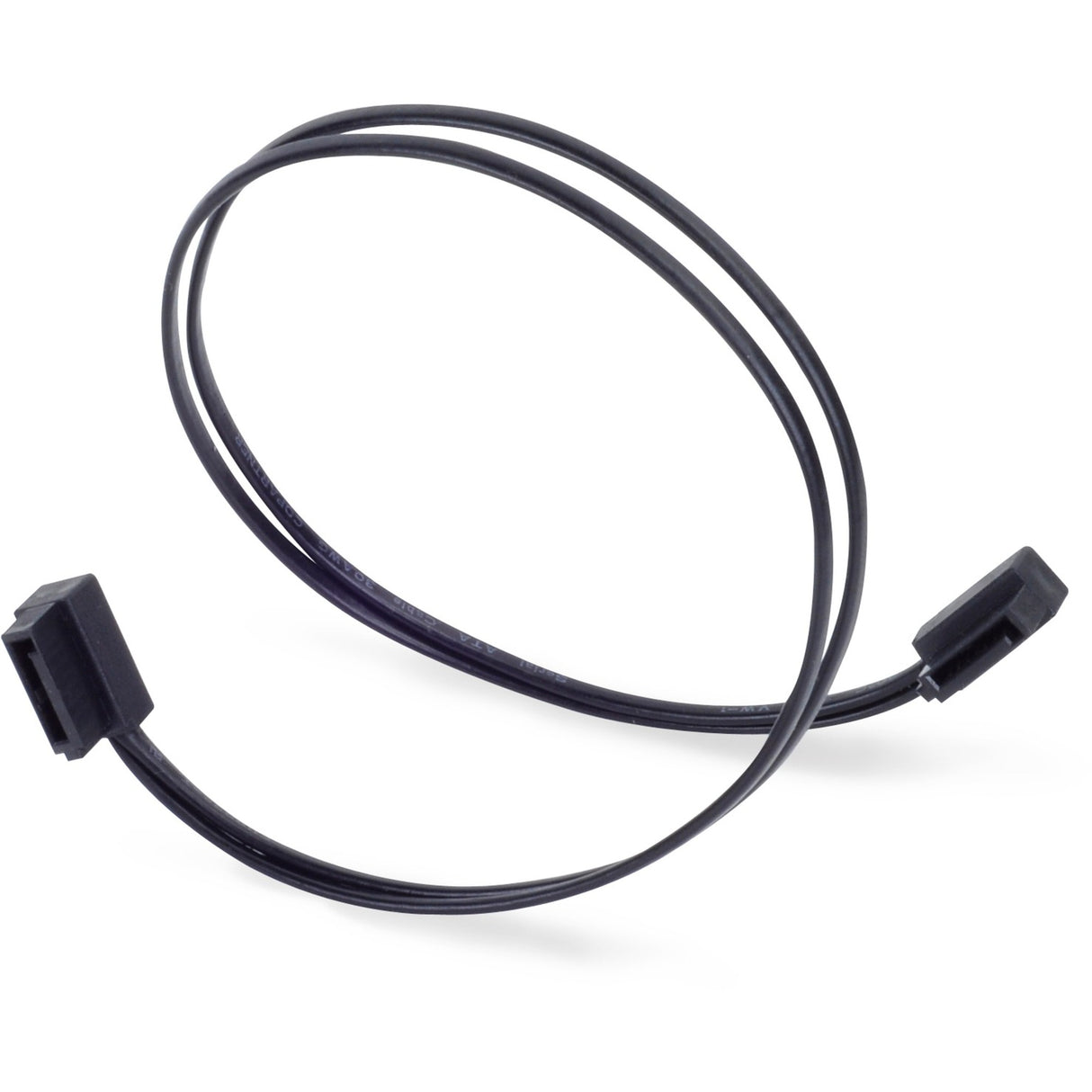 Silverstone sata iii kabel 30 cm (sort, 6gb s, lavprofilstik, cp11b-300)