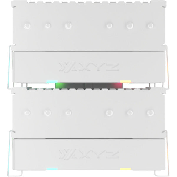 Xyz PC Gear Thermax 6 Duo RGB CPU-køler (hvid, Arbb, Pwm)
