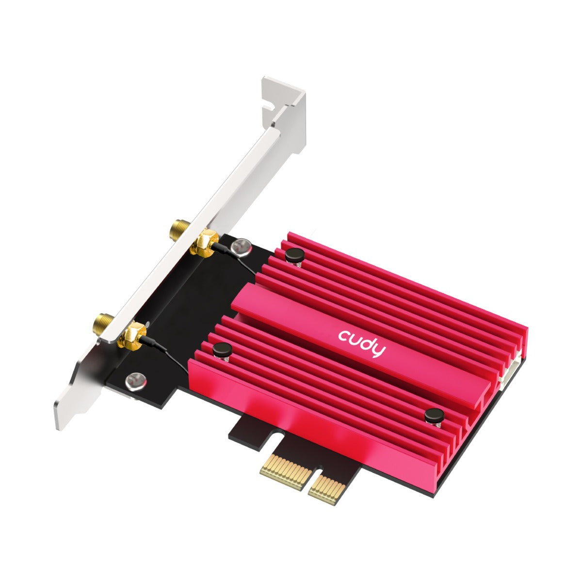 Cudy AX5400 Wi-Fi 6e Bluetooth 5.3 PCI-E WLAN-adapter (rød)