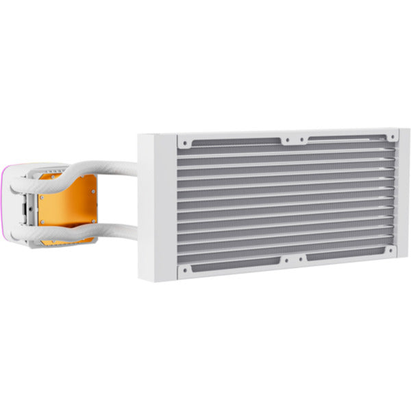 Xyz pc gear aquapulse aio 240 vandkøling (hvid, argb, pwm)