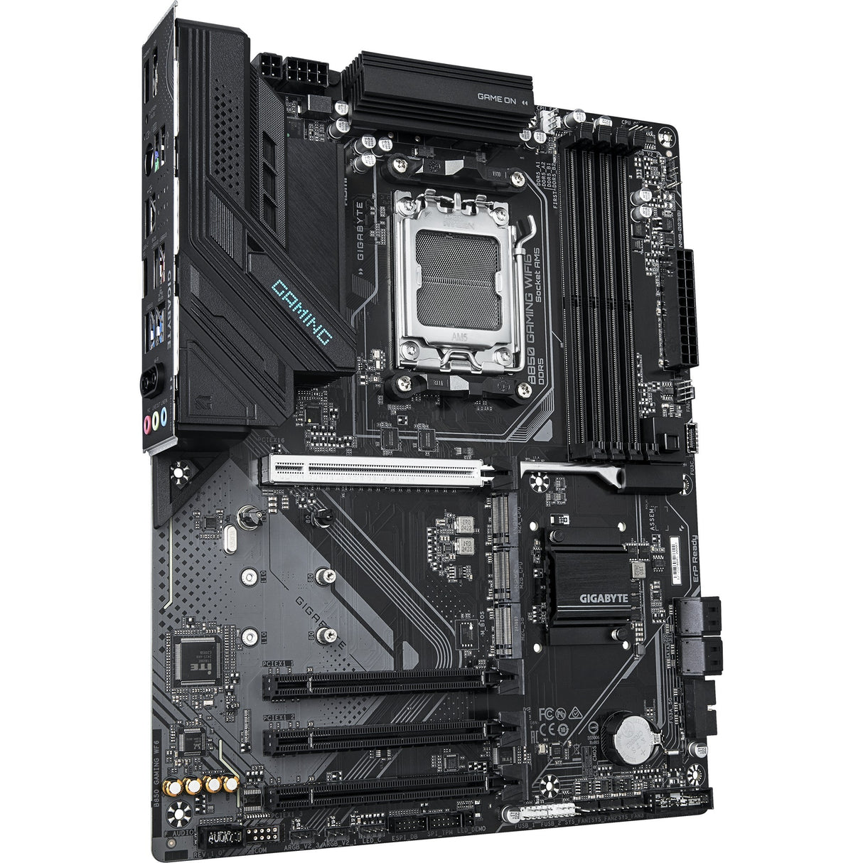 Gigabyte B850 Gaming WiFi6 Socket AM5 Bundkort (sort, RAID, GB-LAN, WiFi 6, BT, lyd, ATX)