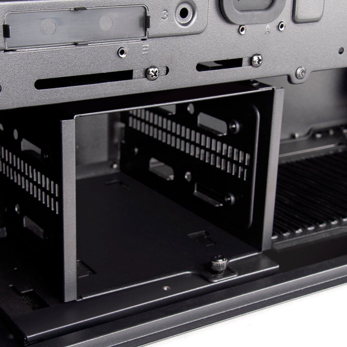 Silverstone seta q1 midi tårnhus (sort | 2x USB-A | 1x USB-C)