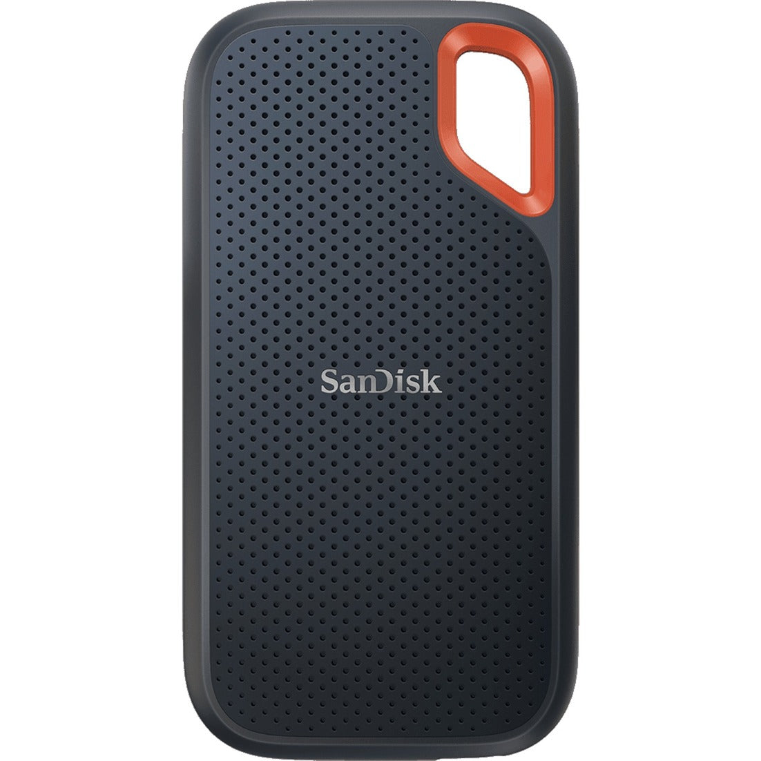 Sandisk extreme portable v2, 2 TB ekstern SSD (sort orange, SDSSDE61-2t00-G25, USB-C)