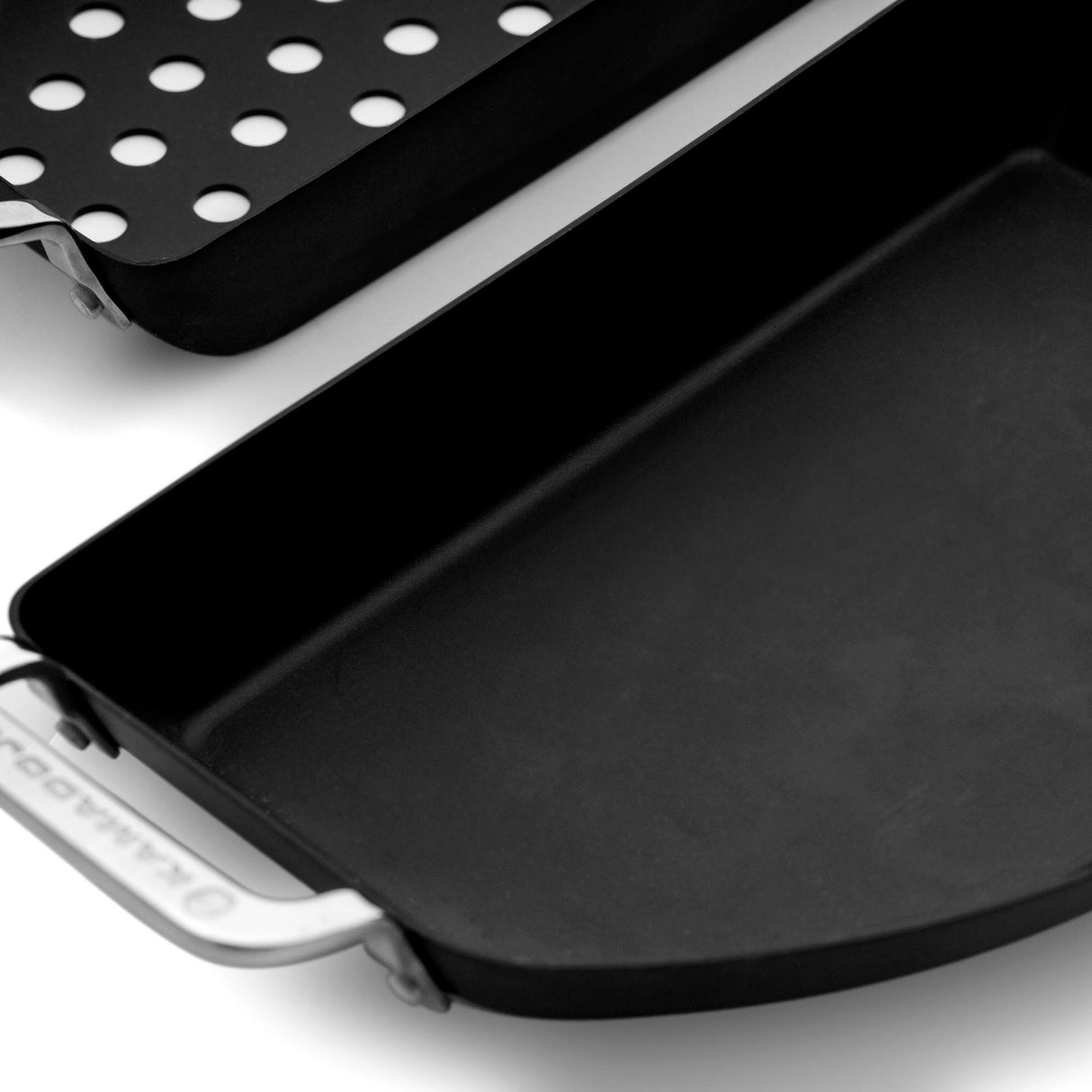 Kamado Joe Karbon Steel Half Moon Pan Set Stegepande
