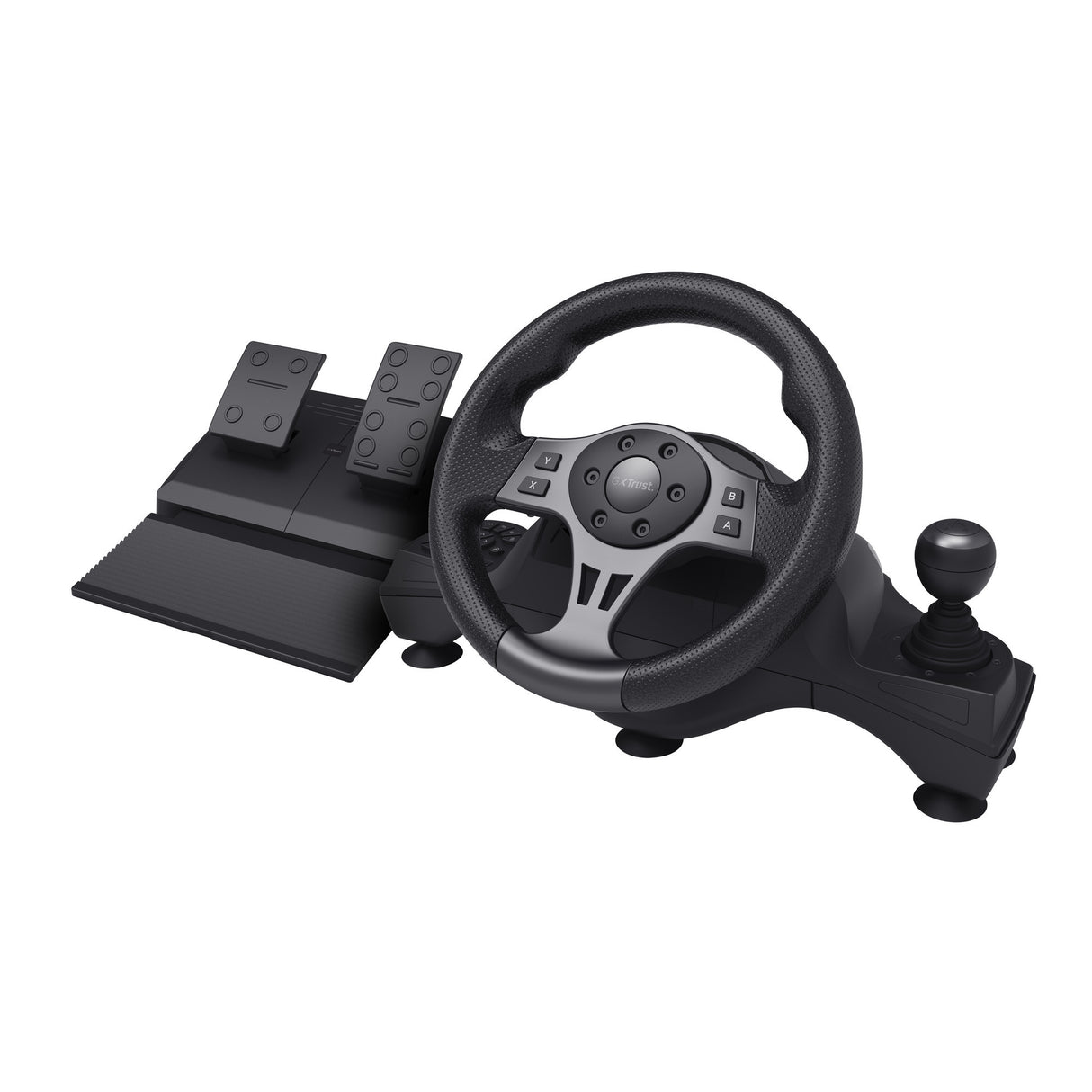 Trust gxt 289 movi racestuur stuur (zwart, pc, xbox series x s, switch, playstation 4)