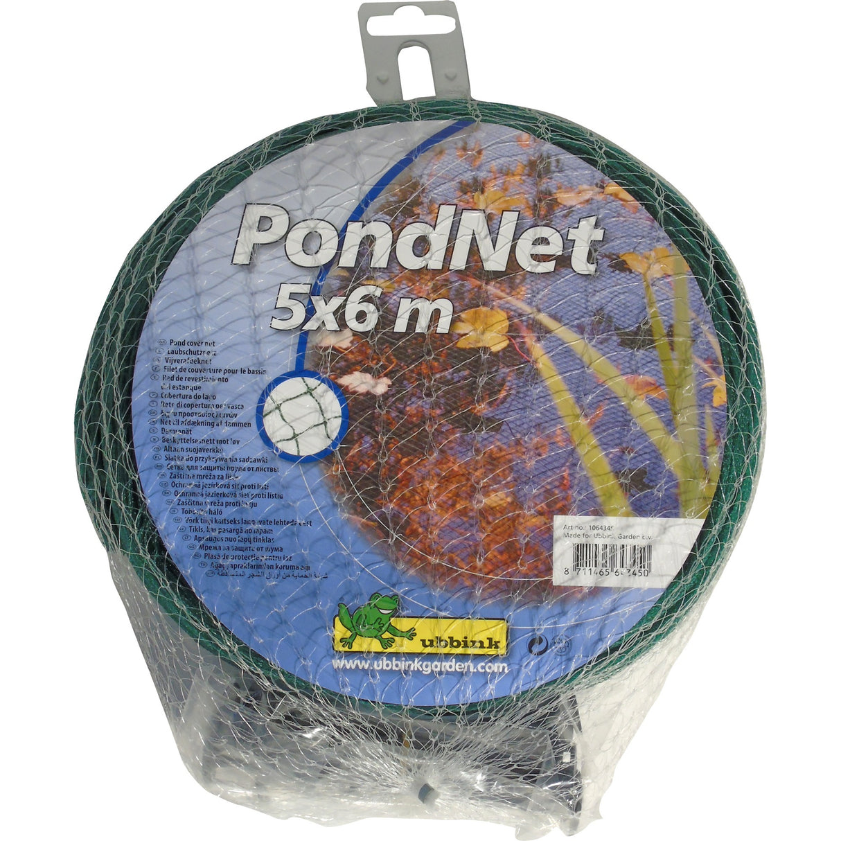 Ubbink damdækningsnet 5x6 m dæksel (grøn)