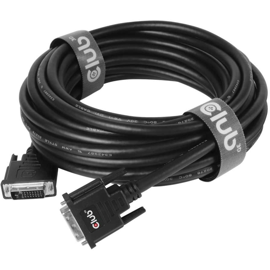 Club 3D DVI-D dual link (24+1) kabel (10 meter)
