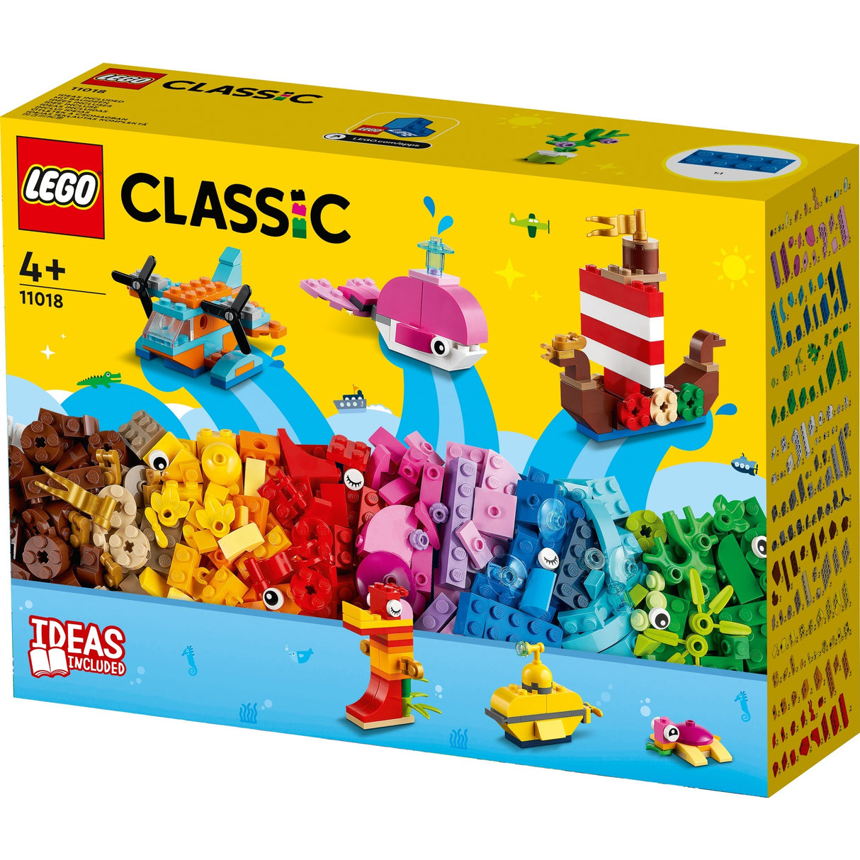 Lego classic - kreativt hav sjovt byggelegetøj (11018)
