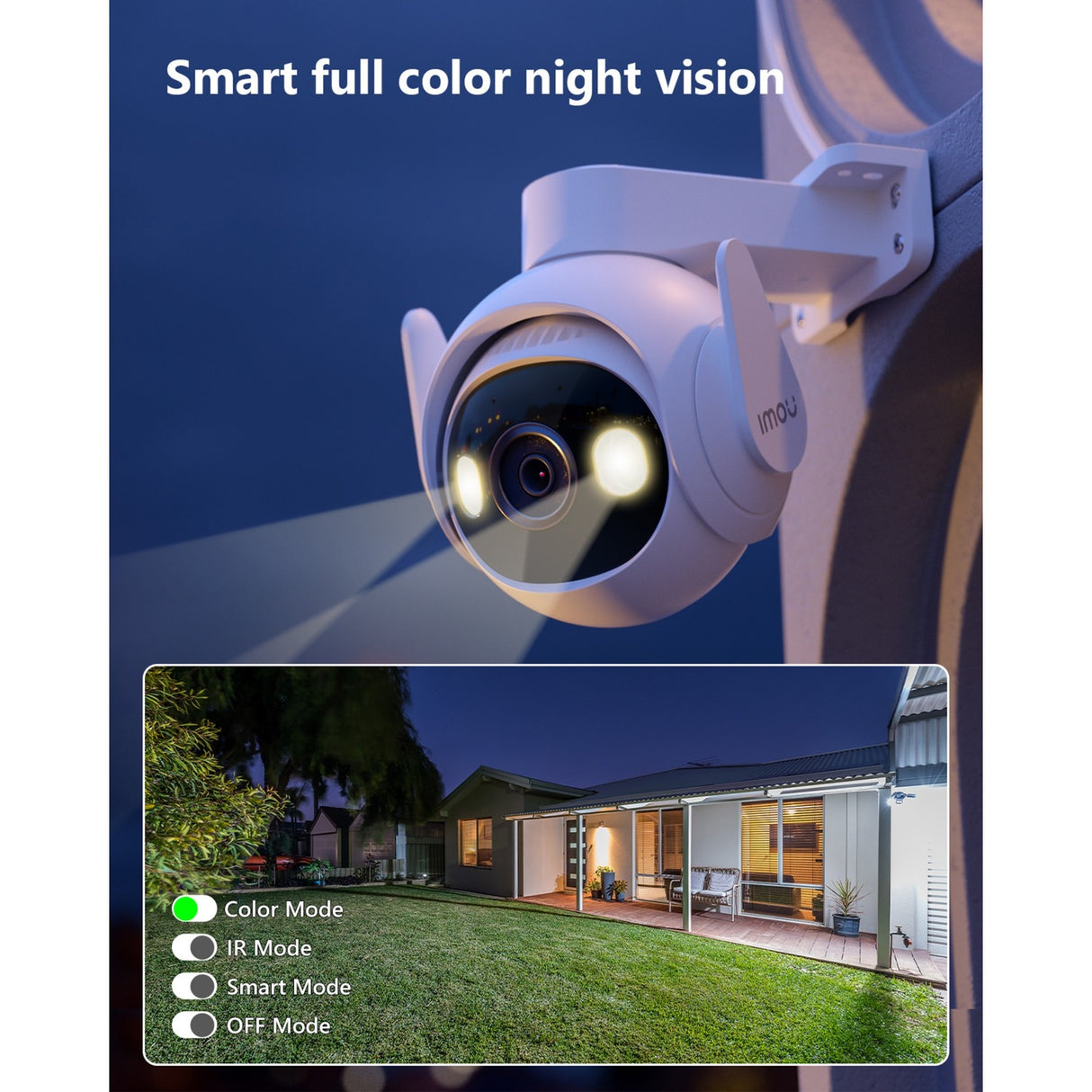 Imou cruiser 2 sikkerhedskamera (5mp, ip66, wifi 6)