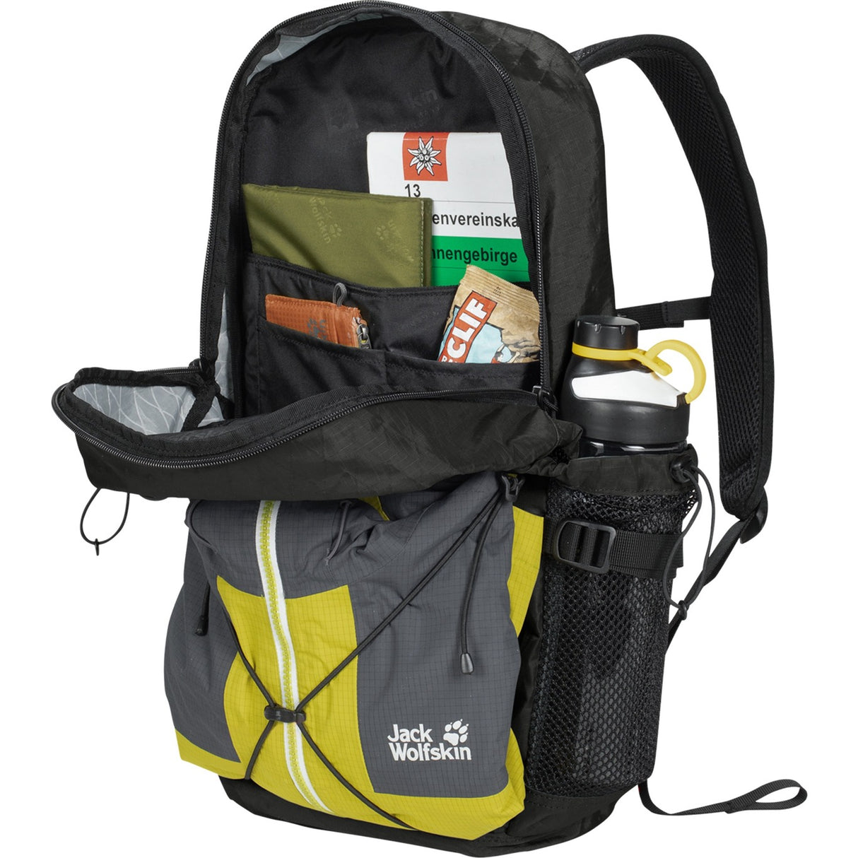 Jack wolfskin wandermood pack 20 rygsæk (sort, 20 liter)