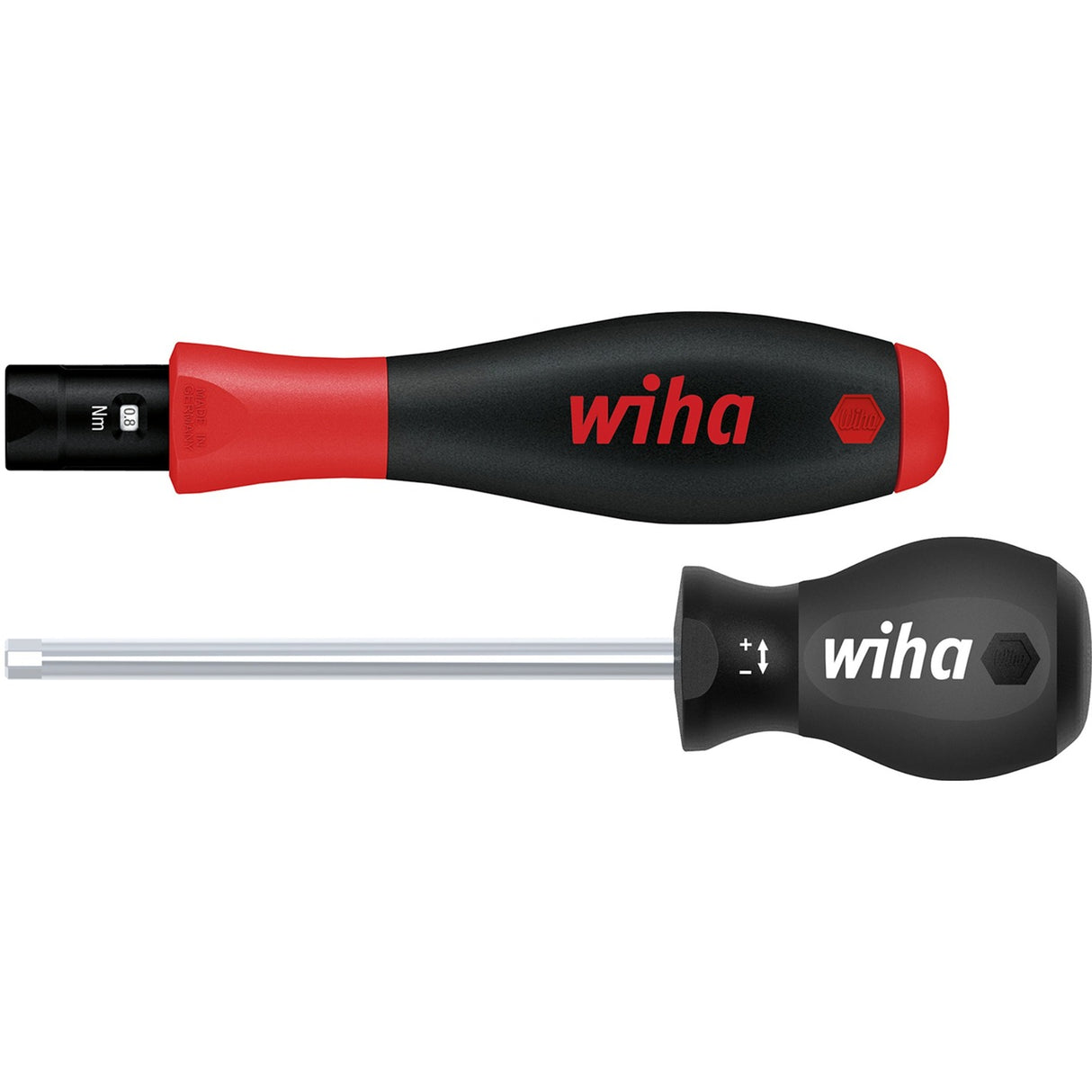 Wiha momentskruetrækker torquevario-s (sort rød, 2-delt, 0,8 - 5 nm)