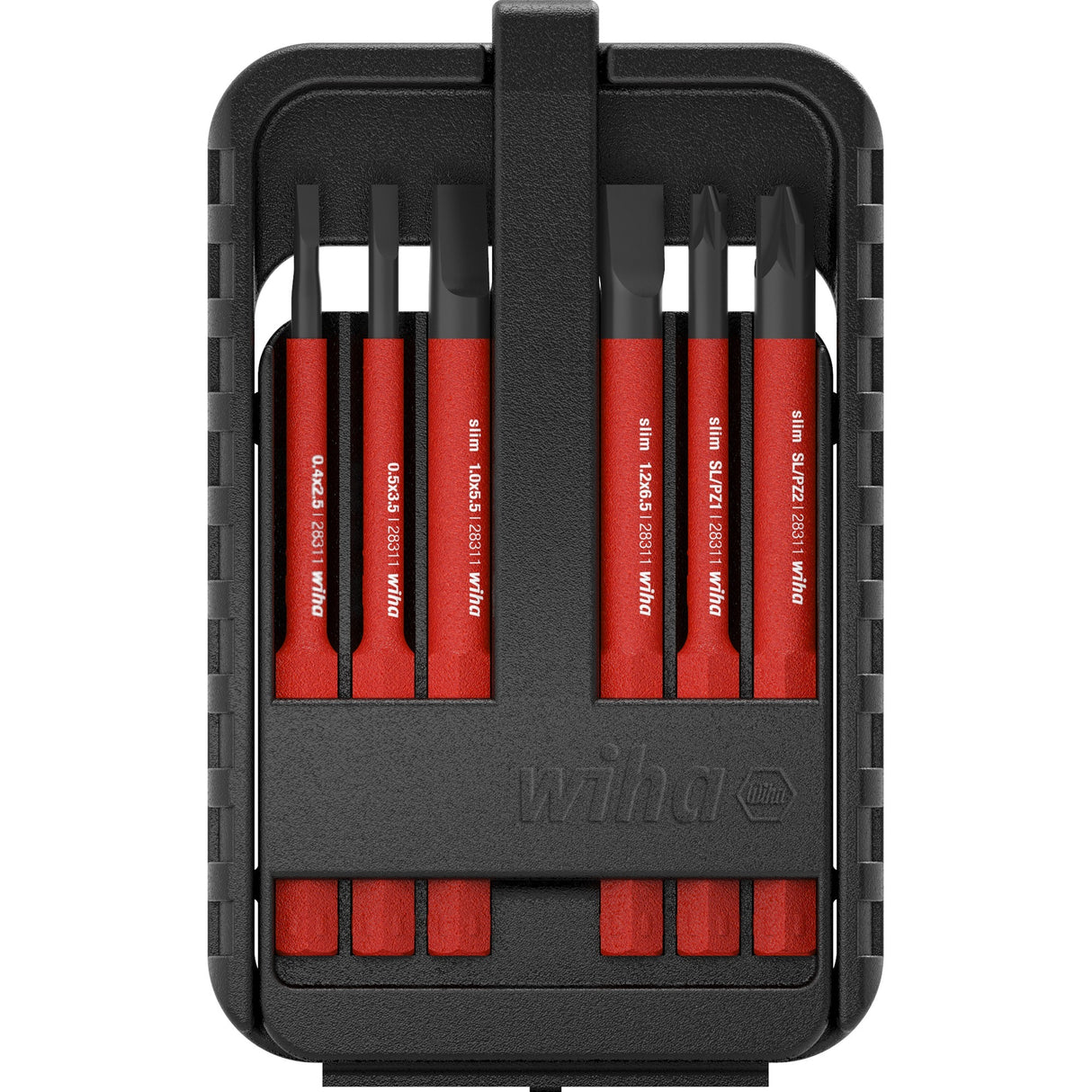 Wiha bit sæt slimbit elektrisk 43158 (rød)