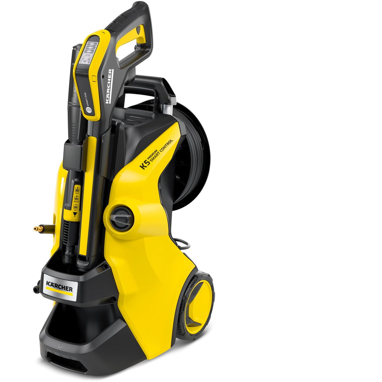 Kärcher k 5 premium smart kontrol højtryksrenser (gul sort, 1.324-670.0, Bluetooth)