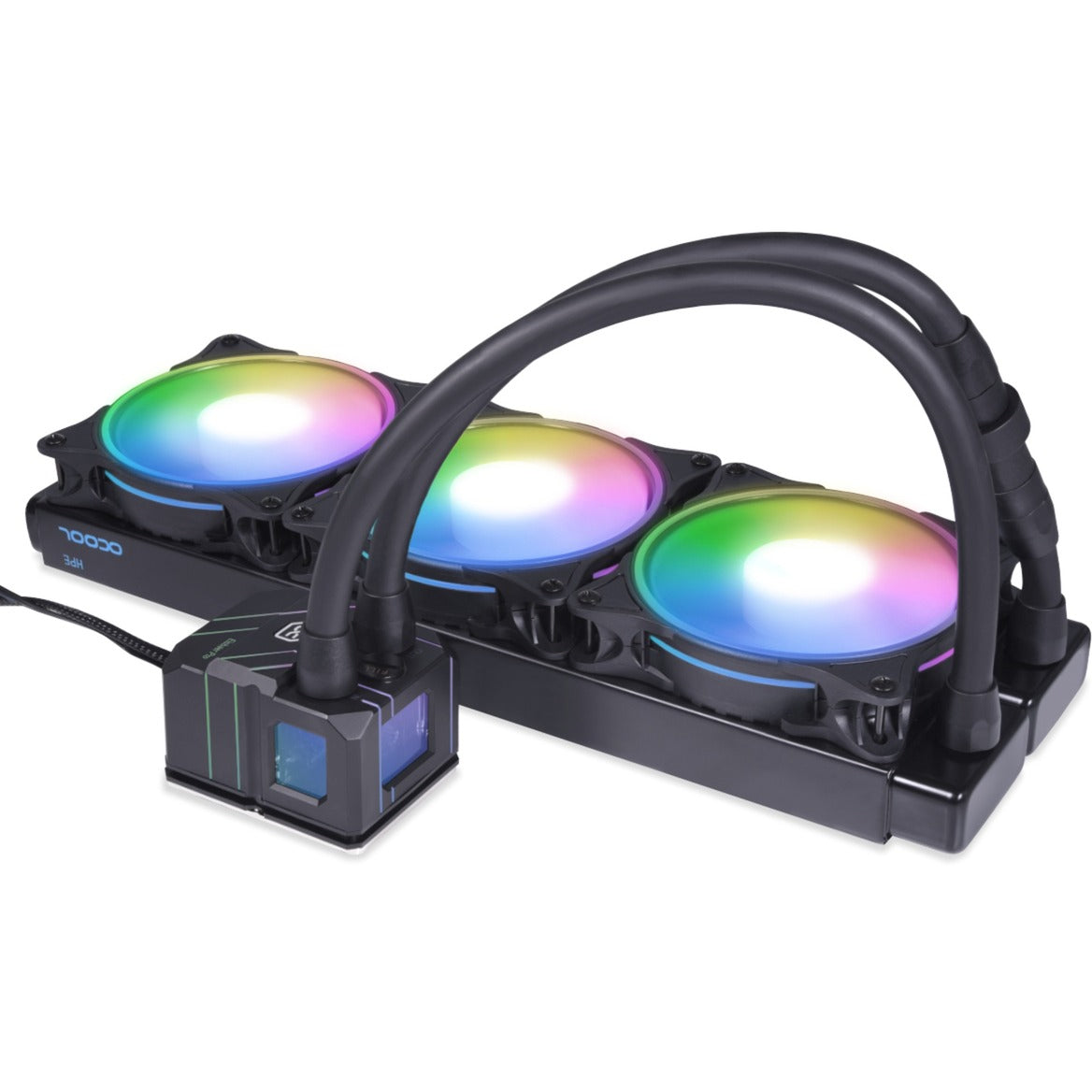 Alphacool Eisbaer Pro HPE Aurora 360 CPU AIO Vandkøling (sort, Arbb, 4-benet PWM)