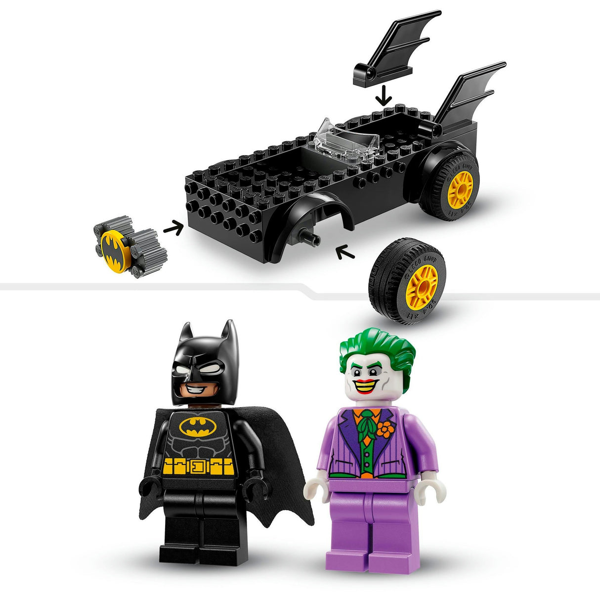 Lego DC Super Heroes - Batmobile Chase: Batman vs. jokeren byggelegetøj (76264)