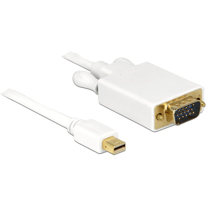 Delock mini displayport > VGA-adapter (hvid, 1 meter)