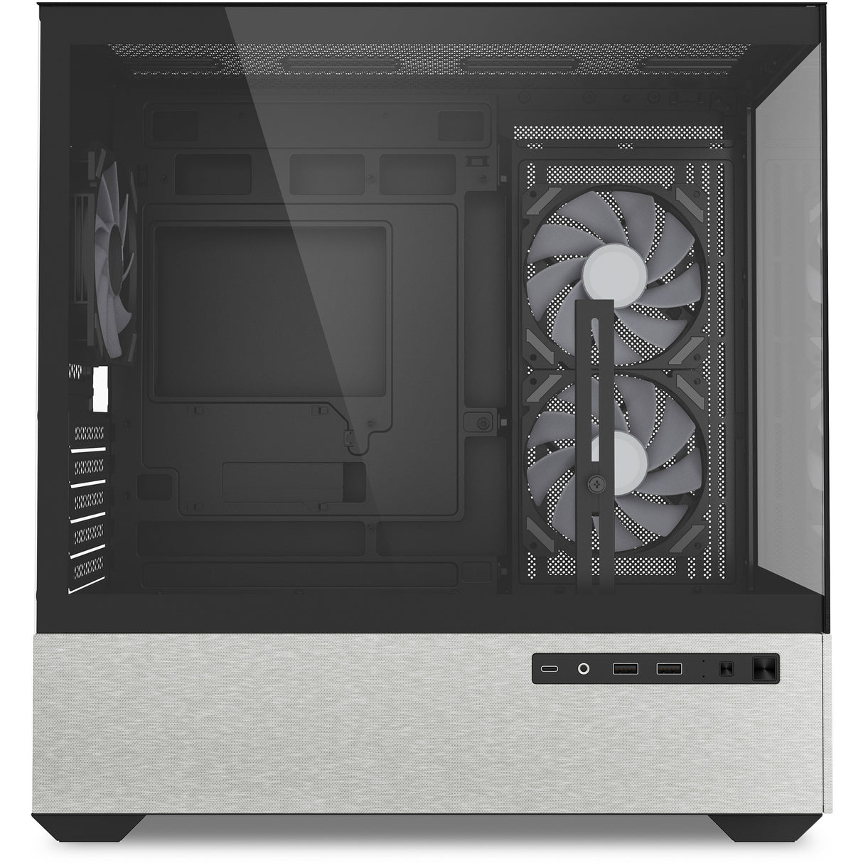 Sharkoon mk7 argb mini tårnhus (sort | 2x USB-A | 1x USB-C | RGB | hærdet glas)