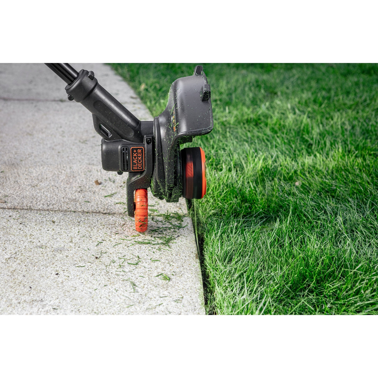 Black+decker 18v afs græstrimmer uden batteri (sort orange, 28 cm, batteri og oplader medfølger ikke)