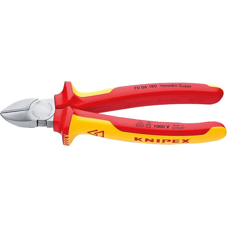 Knipex sideskæretang 70 06 180 skæretang (gul)