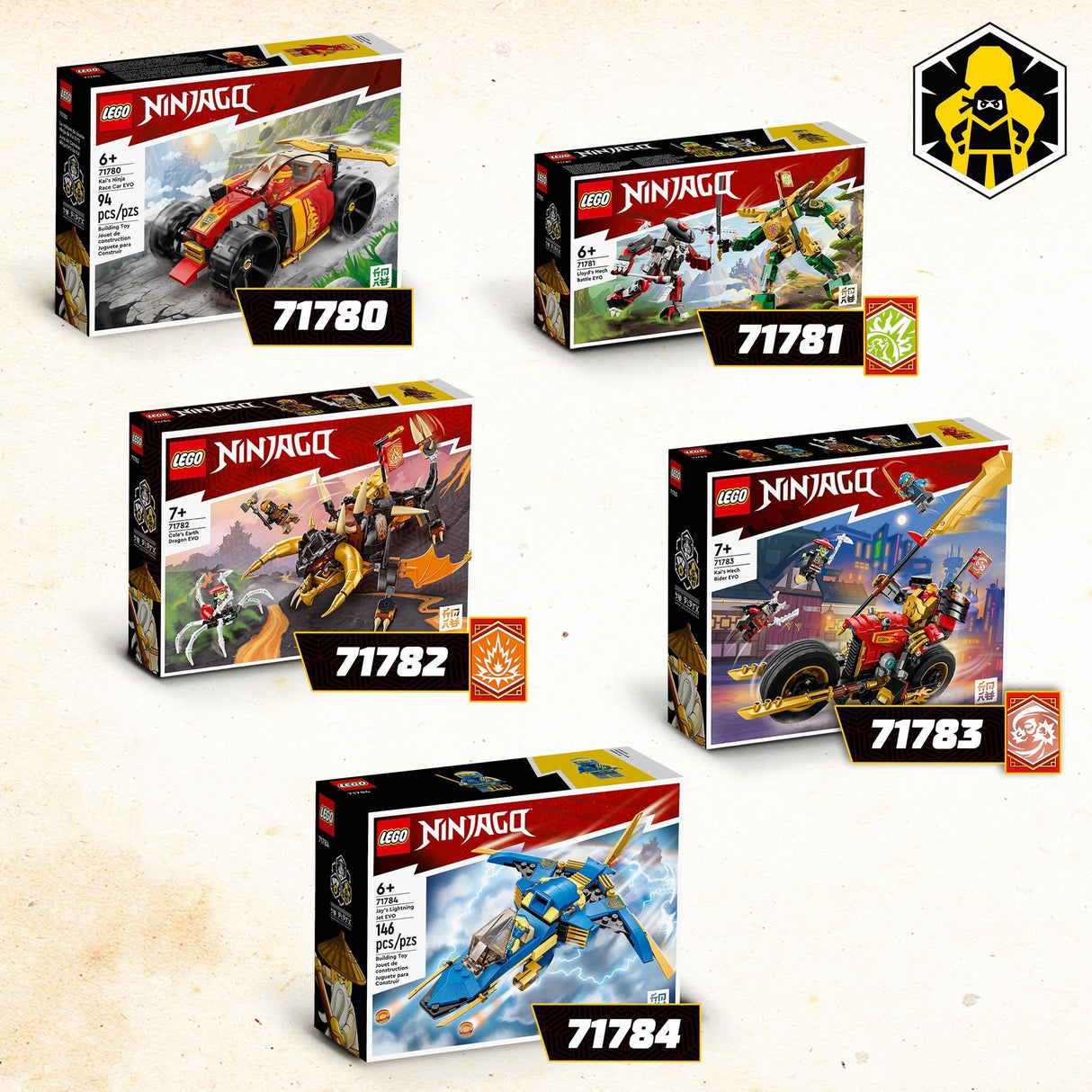 Lego Ninjago - Cole's Earth Dragon EVO Construction Toy (71782)