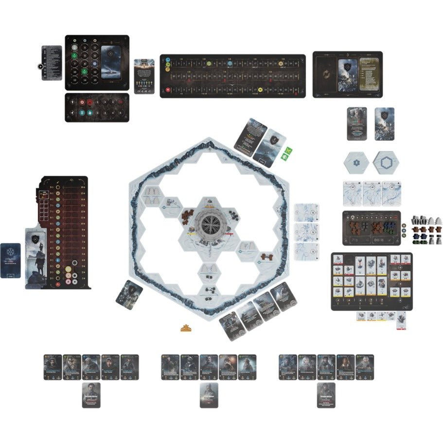 Europæisk spillernetværk frostpunk brætspil (engelsk, 1 - 4 spillere, 120 - 150 minutter, fra 16 år)