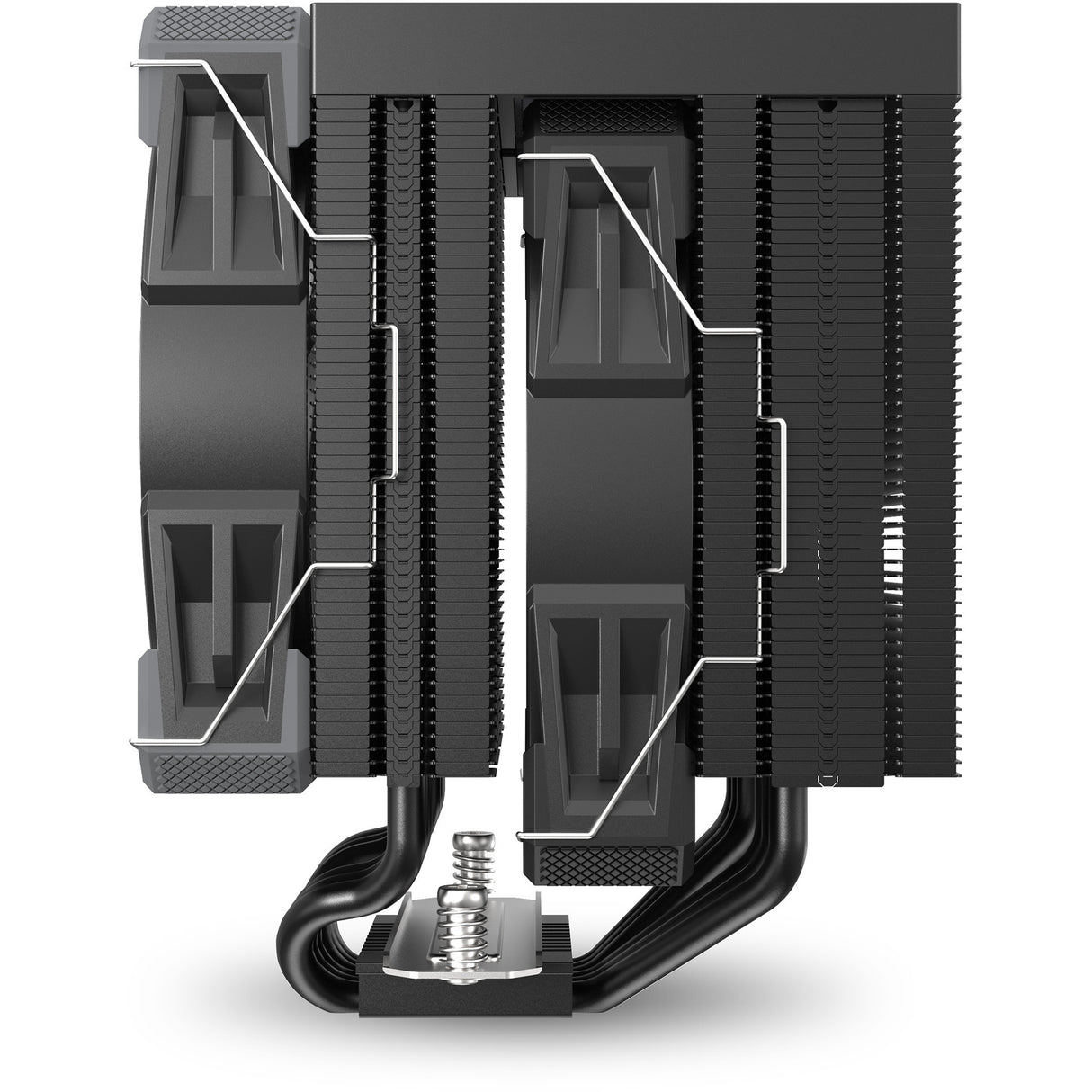 Sharkoon a60 rgb cpu køler (sort, 4-benet pwm blæserstik)