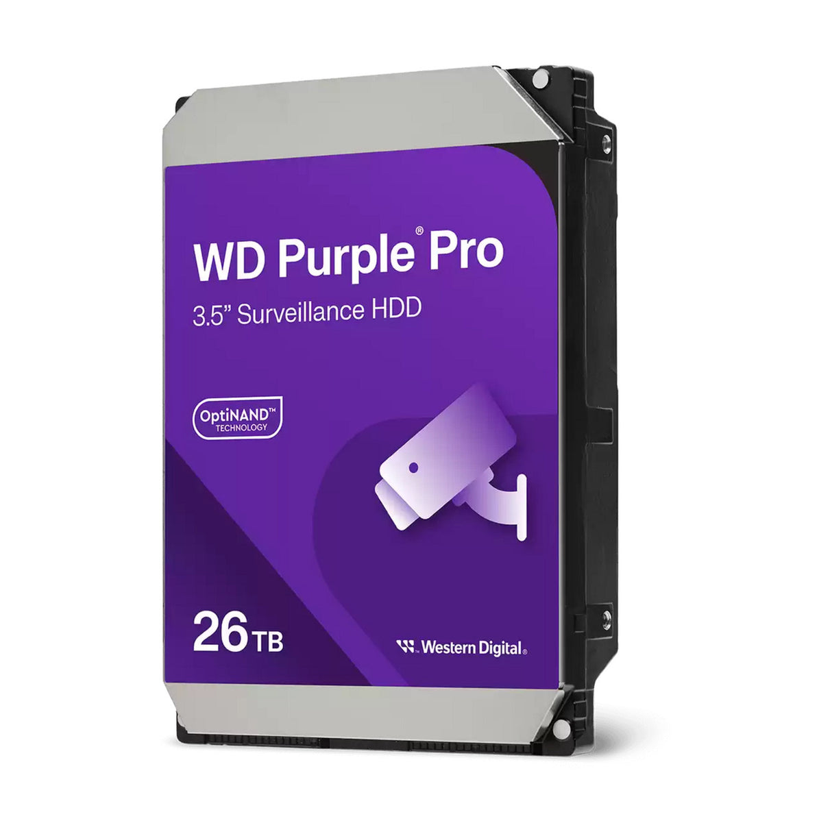 Wd lilla pro 26 tb hård schijf (260purp, sata 600, 24 7)