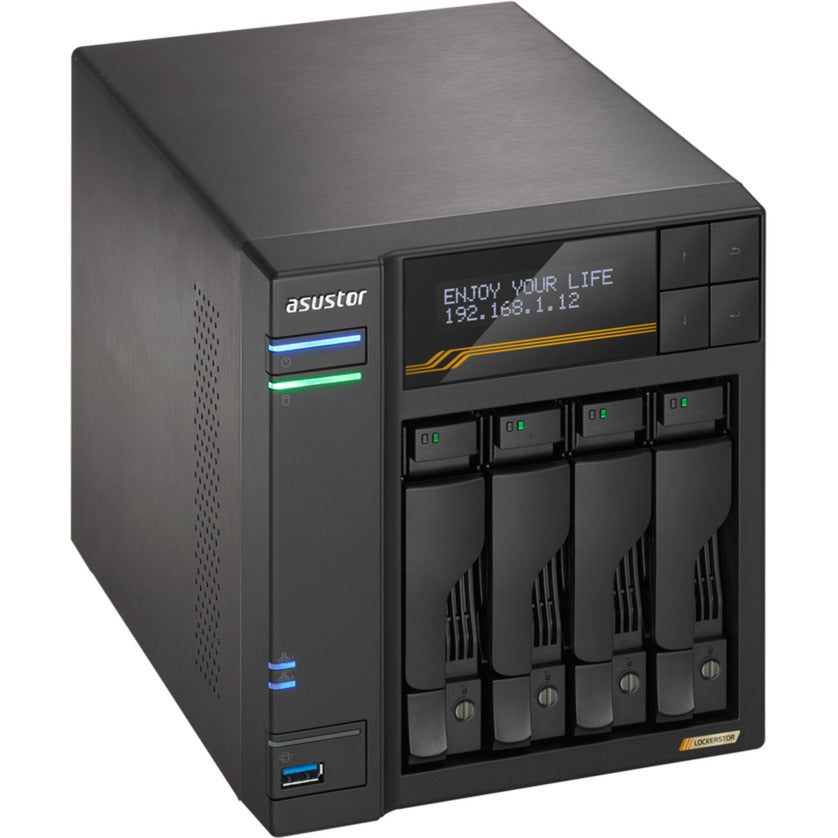 Asustor lockerstor 4 as6804t nas (sort)